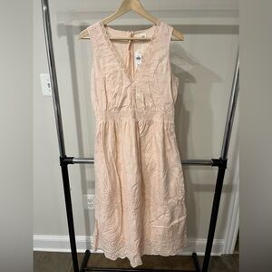 Pale Pink Eyelet Midi Dress by GAP